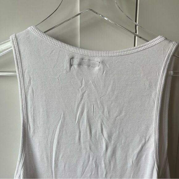 Michael Lauren Richard White Fitted Tank Dress with Slit Neck Size large NWT - Picture 10 of 10